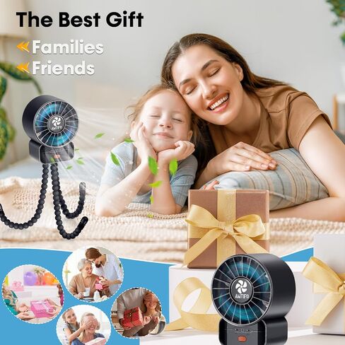 AMTIFO Baby Stroller Fan Portable: High Power Cooling Fan for Car Seat Beach Bike in Saudi Arabia