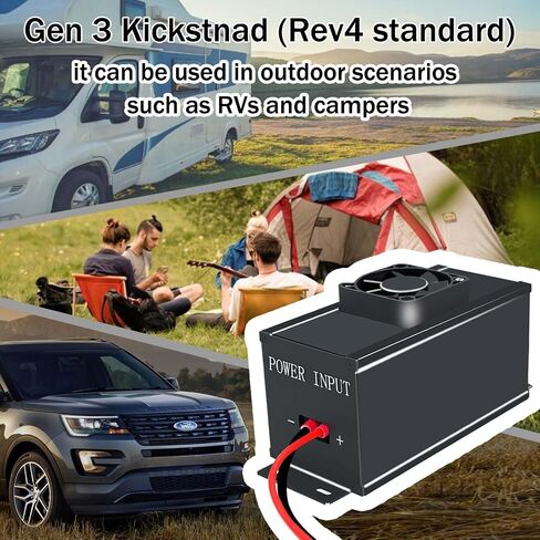 Starlink Gen 3 12V Conversion Kit, Ybervont Starlink Gen 3 Power Converter for 12V-24V Power, Constant Voltage/Current, Step Up Power Adapter, Starlink Gen 3 Router 12V Boost Converter for RV/Outdoor in Saudi Arabia