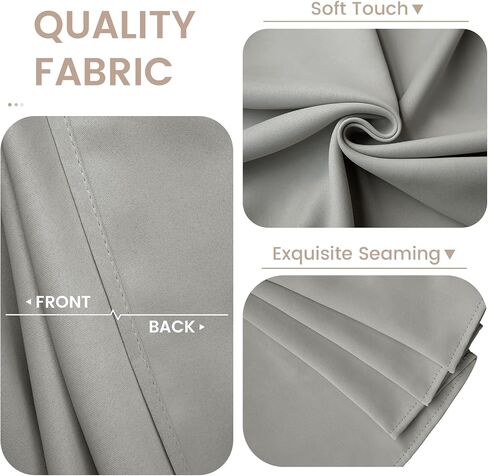 Vatge Curtains for Closet with No Door, Door Curtains for Doorways 80 Inch Length Closet Door Curtains for Closet Door/Hallway Door/Pantry Door/Temporary Door, W42 x L80, Beige, 1 Panel with Rod in Saudi Arabia