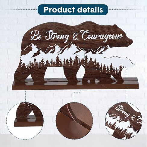3 PCS Wooden Mountain Decor Travel Adventure Decor for Boy Woodland Nursery Decor Woodland Adventure Mountain Table Decor Centerpiece for Home Bedroom Bathroom Shelf Wall Rustic Farmhouse Decoration in Saudi Arabia
