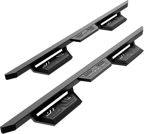 KYX Running Boards Fit for 2007-2018 Jeep Wrangler JK 4 Door(Not for 2018 JL), 6 inches 2-Stair Car Door Side Steps Nerf Bars Step Bars Side Bars Truck Boards Step Rails in Saudi Arabia