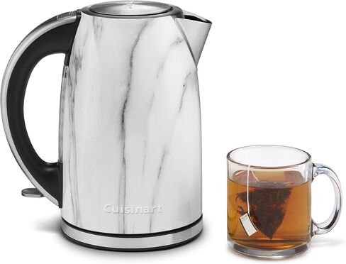 Cuisinart Caskata PerfecTemp 1.7-Liter Electric Kettle, Cordless Electric Tea Kettle, 1500W for Fast Heat-Up, 6 Preset Temperatures, 30-Minute Keep Warm, Stay Cool Nonslip Handle, CPK-17P1CK in Kuwait