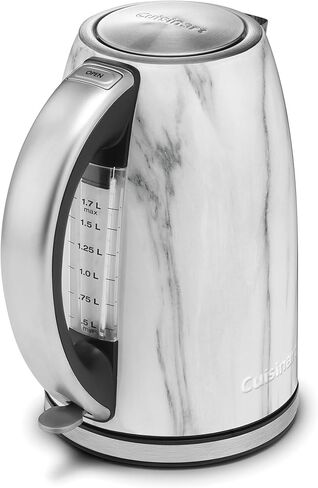 Cuisinart Caskata PerfecTemp 1.7-Liter Electric Kettle, Cordless Electric Tea Kettle, 1500W for Fast Heat-Up, 6 Preset Temperatures, 30-Minute Keep Warm, Stay Cool Nonslip Handle, CPK-17P1CK in Kuwait