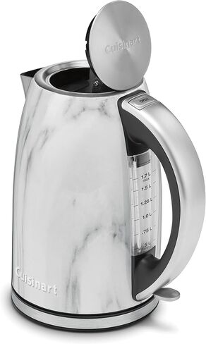 Cuisinart Caskata PerfecTemp 1.7-Liter Electric Kettle, Cordless Electric Tea Kettle, 1500W for Fast Heat-Up, 6 Preset Temperatures, 30-Minute Keep Warm, Stay Cool Nonslip Handle, CPK-17P1CK in Kuwait