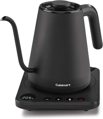 Cuisinart Caskata PerfecTemp 1.7-Liter Electric Kettle, Cordless Electric Tea Kettle, 1500W for Fast Heat-Up, 6 Preset Temperatures, 30-Minute Keep Warm, Stay Cool Nonslip Handle, CPK-17P1CK in Kuwait