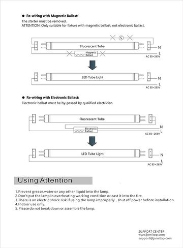 28w Led Tube Light Bulb 4ft, Ballast Bypass Required,2pin G13 End 3360 Lumens, Cold White 6000K, Replace 80W Fluorescent Light,Dual-End Powered Clear Cover AC 85-265V Pack of 4 in Saudi Arabia