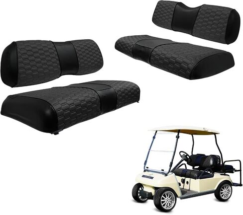 Golf Cart Seat Covers for EZGO TXT Club Car DS Gas or Electric OEM Regular Seat Cushion, No Staple, Golf Cart Vinyl Replacement Seat Cover in Kuwait