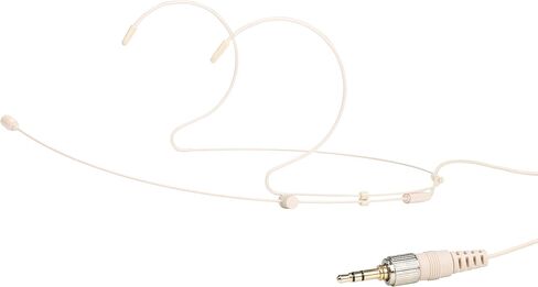 Saramonic DK6G Low-Profile Omni Headset Mic (Beige) w/ 3.5mm for 2.4GHz Wireless, Rode, DJI, TXs & Recorders, Cams, Mixers w/Plug-in Power in Saudi Arabia