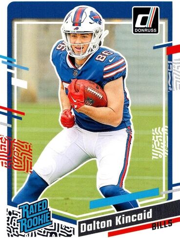 Buffalo Bills 2023 Donruss Factory Sealed 13 Card Team Set Featuring Josh Allen, Stefon Diggs and Damar Hamlin with Dalton Kincaid, Dorian Williams and Justin Shorter Rated Rookie Cards in Saudi Arabia