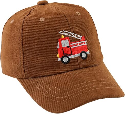 Embroidered Monster Truck Baseball Caps Toddler Boys Girls Funny Cotton Hat Adjustable Dad Summer Sun Hat 3-8 Years in Saudi Arabia