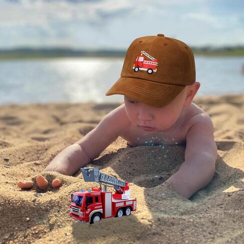 Embroidered Monster Truck Baseball Caps Toddler Boys Girls Funny Cotton Hat Adjustable Dad Summer Sun Hat 3-8 Years in Saudi Arabia