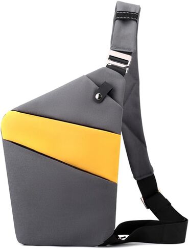 North Carry Slim Sling Bag,Fashion Anti-thief Slim Sling Bag,2023 New North Carry Slim Sling Bag for Women & Men (Color : Black left shoulder) in Saudi Arabia