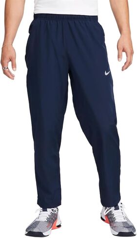 بنطال تدريب رجالي من Nike DRI-FIT Form بحاشية مفتوحة (سبج/أسود/فضي عاكس) مقاس صغير in Saudi Arabia