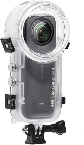 Invisible Dive Case for Insta360 X4, 50m (164ft) Waterproof Case Underwater Photography Housing Depth Protective Shell with Bracket for Insta360 X4 Accessories in Saudi Arabia