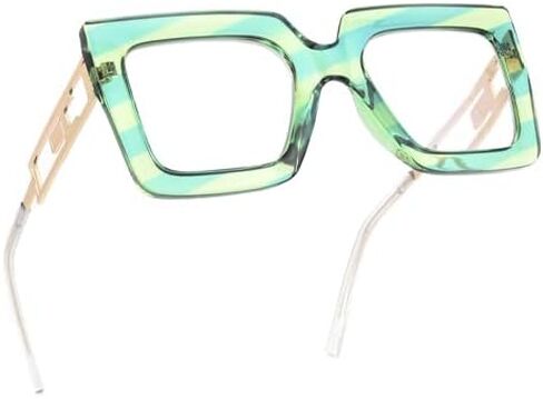 bullabulling Readers Oversized Square Blue Light Blocking Reading Glasses for Women in Saudi Arabia