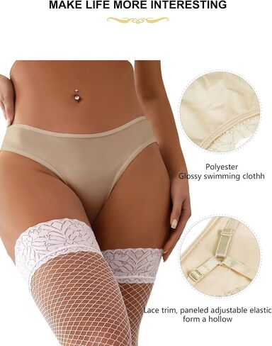 ملابس داخلية نسائية مثيرة من ohyeahlady من الدانتيل Tangas مقاس كبير ملابس داخلية صفيق على شكل حرف V in Saudi Arabia