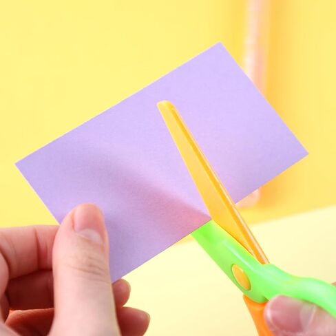 Shindel 100 Sheets Construction Paper for Crafts, 12 Color Cardstock Paper Kids Art Crafts Card for Art Class Invitation Making Scrapbooking 250gsm in Saudi Arabia