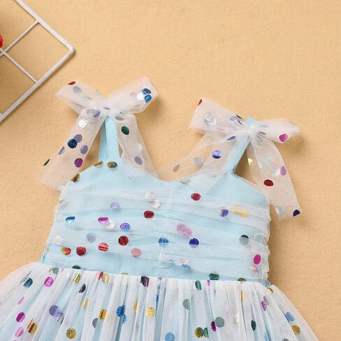 Christening Dresses for Baby Girl, Daisy Costume Babies 1st Half Birthday Cake Smash Sequin Tulle Tutu Princess Bowknot Sleeveless Smoked Dresses for Kids Newborn Photographs Daisy Pink 3-4T in Saudi Arabia