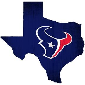 Fan Creations Sign Houston Texans Team Color Logo State, Multi