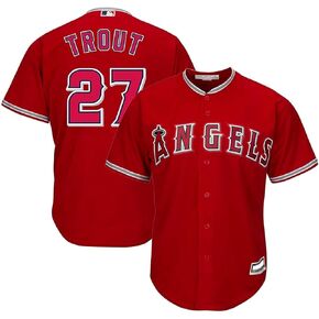 Mike Trout Los Angeles Angels MLB Kids 4-7 Red Alternate Player Jersey
