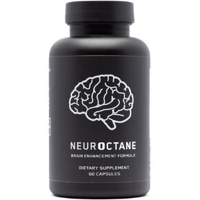 Sculpt Nation by V Shred Neuroctane Nootropic Brain Supplement for Concentration, Brain and Memory Support, Natural Energy and Focus Supplement - 60 Gluten-Free Capsules
