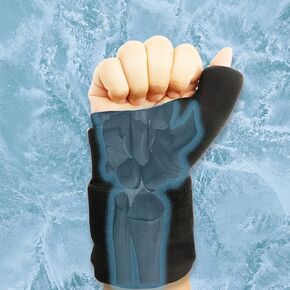 Thumb Wrist Ice Pack Glove, Wrist Thumb Cold Packs, Gel Compression Support for Arthritis with Adjustable Straps - Great for Carpal Tunnel, Arthritis, Rheumatism, Tenosynovitis, Tendonitis