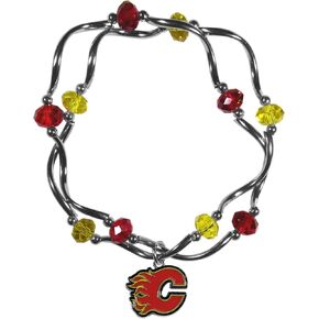 Siskiyou NHL unisex-adult Crystal Bead Bracelet