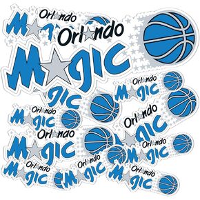 Desert Cactus Orlando Magic Stickers NBA Officially Licensed Vinyl Decal Laptop Water Bottle Car Scrapbook 11.38x8.94 Sheet (Vintage Sheet)