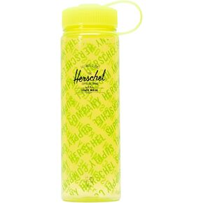 Herschel Plastic Water Bottle, Neon Yellow Roll Call