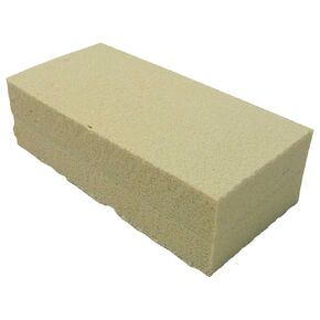 Unger SP060 Rubber Sootmaster Dry Sponge, 6" Length x 3" Width x 2" Height (Case of 6)