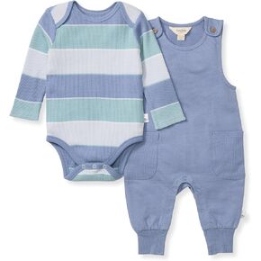 Burt's Bees Baby baby-boys Romper Jumpsuit, 100% Organic Cotton One-piece Short Sleeve Shortall, Long Sleeve Coverall