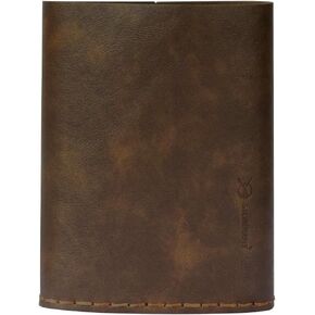Titanium Flask Leather Sleeve Replacement Flask Holder for Whiskey Flask