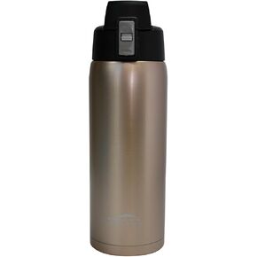 Aquatix Glittering Gold Insulated FlipTop Ultimate Sport Bottle 21 Ounce Pure Stainless Steel