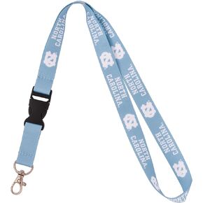 Desert Cactus University of North Carolina Lanyard UNC Chapel Hill Tar Heels Car Keys ID Badge Holder Keychain Detachable Breakaway Snap Buckle (Lanyard 1)