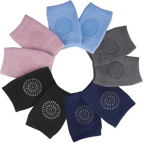 Baby Crawling Anti-Slip Knee and Anti Slip Socks Baby Knee Pads Unisex Crawling Protective Pads Best Infant Gift