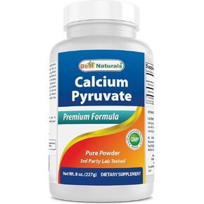 Best Naturals Calcium Pyruvate Powder 8 OZ (8 OZ (Pack of 3))