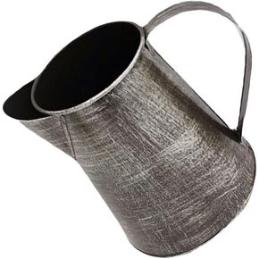 Iron Flower Pot Flower Bouquets Bucket Pitcher Flower Holder Retro Flower Bucket Plant Holder Flower Pot with Handle Iron Flower Bucket Flower Arrangement Pot