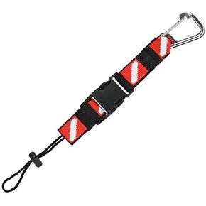 Universal BCD Diving Gear Keeper Holder with Lanyard Safety Clip (HY08)