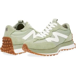 Steve Madden Women's Campo Sneaker, Beige Multi, 7.5