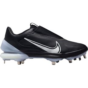 Nike mens Force Zoom Trout 8 Pro Metal Baseball Cleats, Black White, 10.5