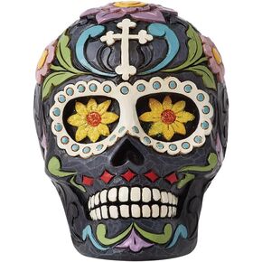 Enesco Jim Shore Heartwood Creek Four Seasons Day of The Dead Black Skull