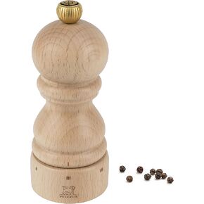 Peugeot - Paris u'Select Manual Pepper Mill - Adjustable Grinder - Beechwood, Natural
