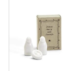 Two's Company - Miniature Nativity - Jesus, Mary & Joseph, White in Saudi Arabia