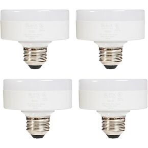SLEEKLIGHTING E26 11W LED Puck Light Bulb Dimmable 2700K Warm White, 800lm, UL Listed - (4 Pack)