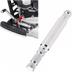 Extended Shifter Shaft Shift Arm Fits for Harley Softail 2018-2024 Models Equipped with footboards Softail Slim FLSL Heritage Classic Fat Boy Deluxe FLDE, Chrome