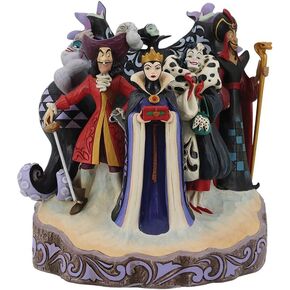 Enesco Jim Shore Disney Traditions Disney Villains Carved by Heart Figurine 9.4 Inch Multicolor