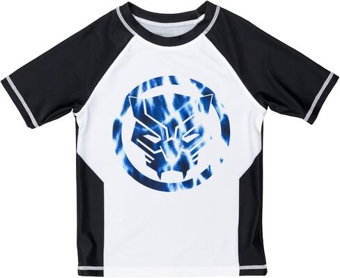 Marvel Spider-Man Avengers Toddler Boys UPF 50+ Rash Guard and Swim Trunks Outfit Set Toddler to Big Kid in Saudi Arabia