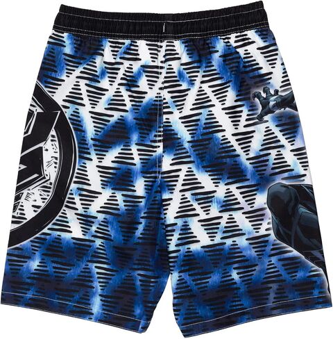Marvel Spider-Man Avengers Toddler Boys UPF 50+ Rash Guard and Swim Trunks Outfit Set Toddler to Big Kid in Saudi Arabia