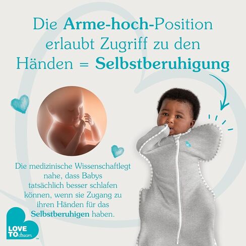 كيس نوم مهدئ ذاتيًا من Love to Dream Swaddle UP بوزن 5-8.5 رطل، نوم أفضل بشكل كبير، مناسب تمامًا لتهدئة منعكس البداية، 1.0 TOG، ستيفي ذا باني جراي، لحديثي الولادة... in Kuwait