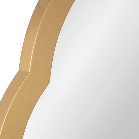 مرآة حائط مقوسة من كيت آند لوريل إيلين جلام، مقاس 20 × 30، باللون الأسود، ديكور حائط بوهيمي متطور in Saudi Arabia